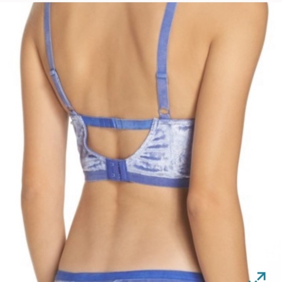 NWT Free People Crushed Velvet Bra - Picture 5 of 5